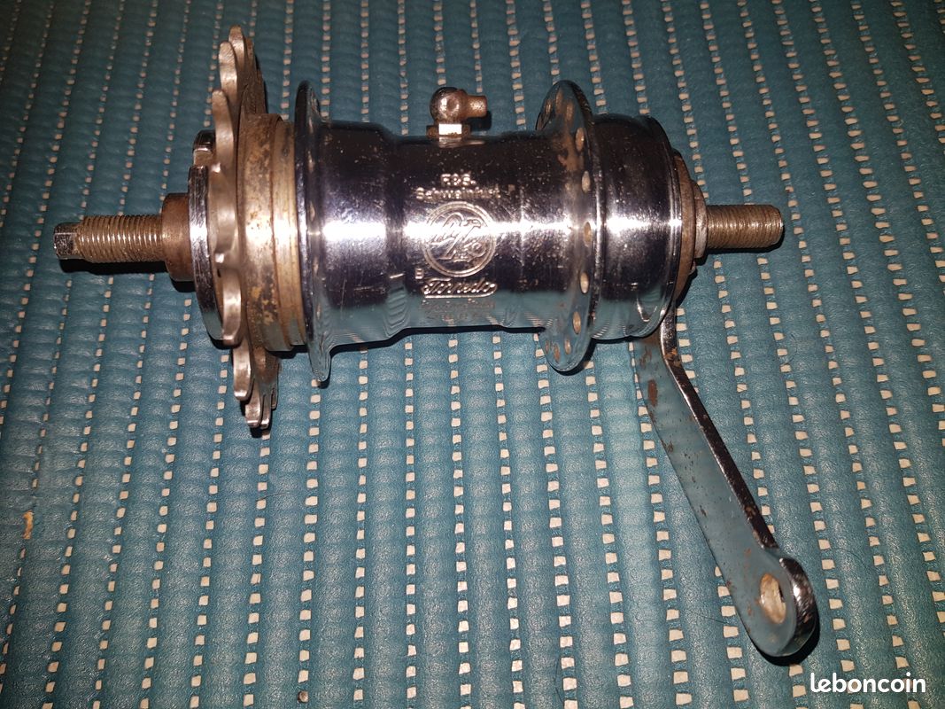 Lot 4 Publicités Vélo Vintage - Moyeu Torpedo Roue Libre & Frein - Fichtel Et Sachs - Années 50