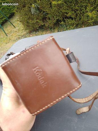 Appareil Photo Vintage KODAK Brownie Flash Avec Sacoche Cuir - Occasion