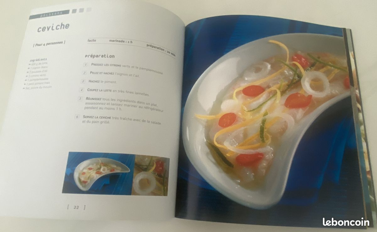 Livre de recettes" Poissons " Editions Artémis (image 2)