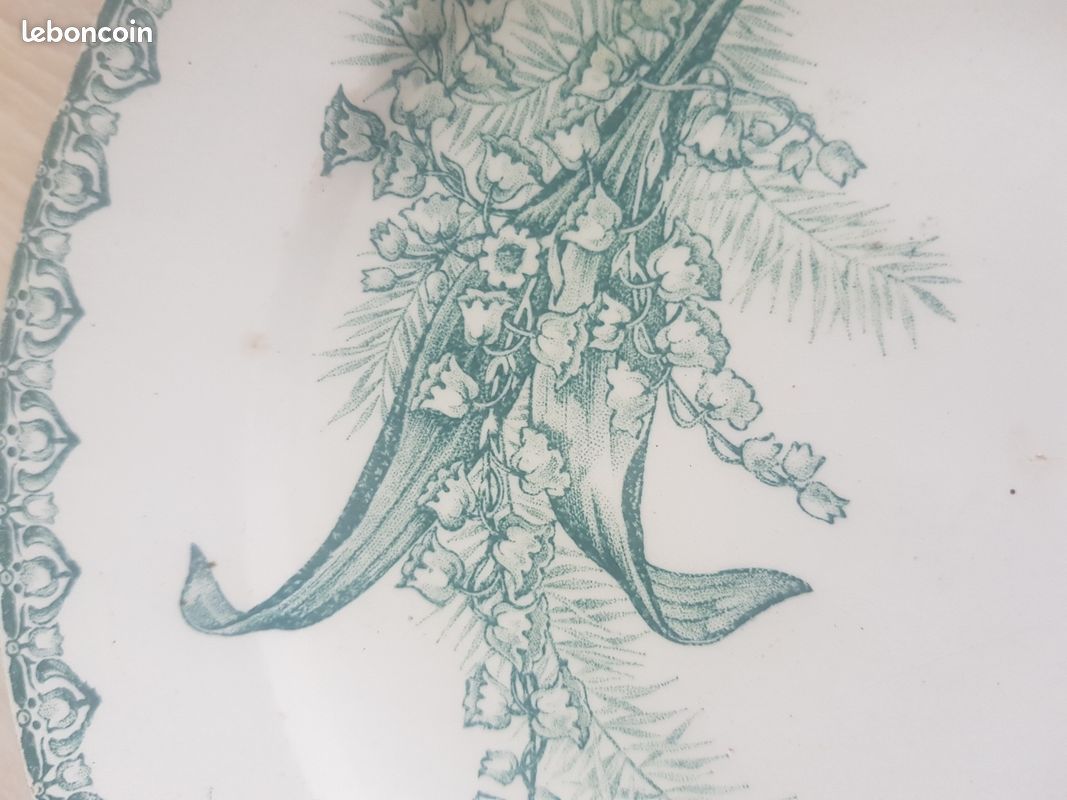 Plat à gâteau serie muguet saint amand (image 3)