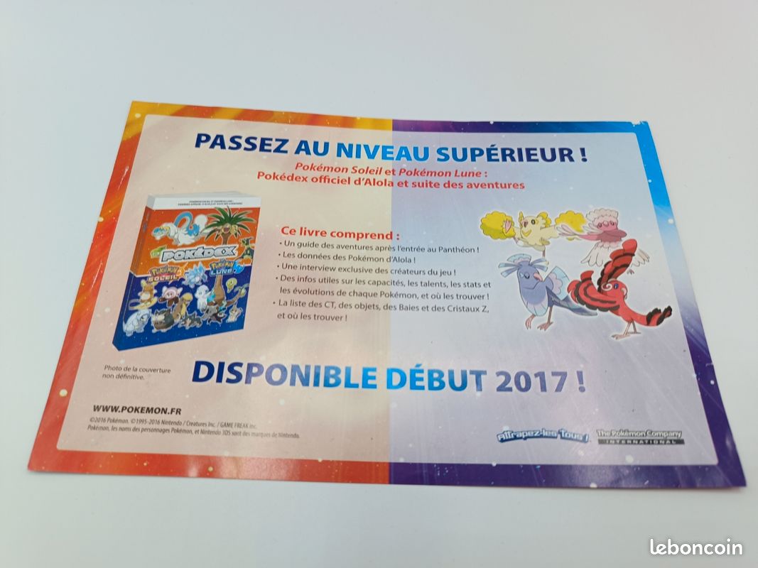 GUIDE OFFICIEL - Pokémon Ultra-Soleil et Ultra-Lune - Nintendo 3DS - FR