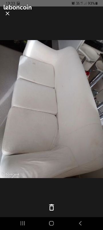 Canape blanc (image 2)