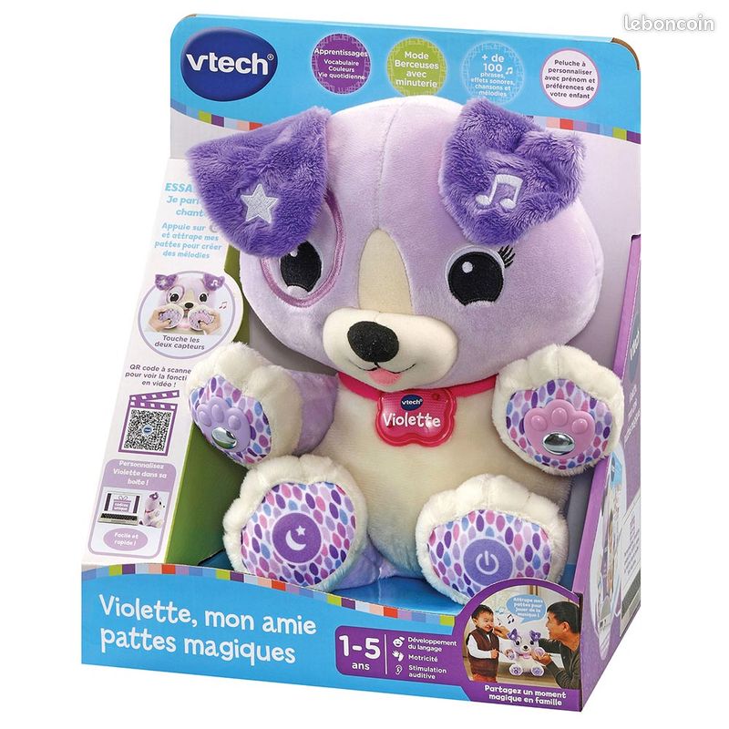 Chien Vtech Violette Jeux Jouets