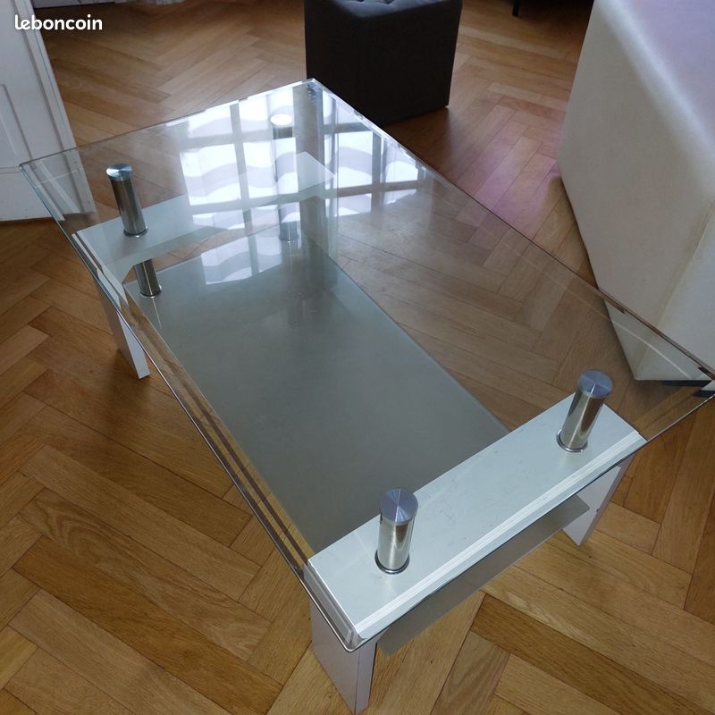 Table basse en verre (image 2)