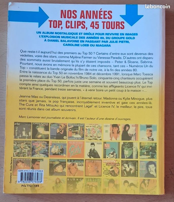 Livre : Nos Années Top, Clips, 45 tours (image 2)