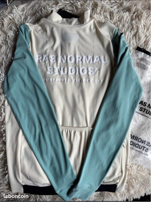 Pas Normal Studios Maillot Escapism Wool LS Homme (Noir) | privatespor