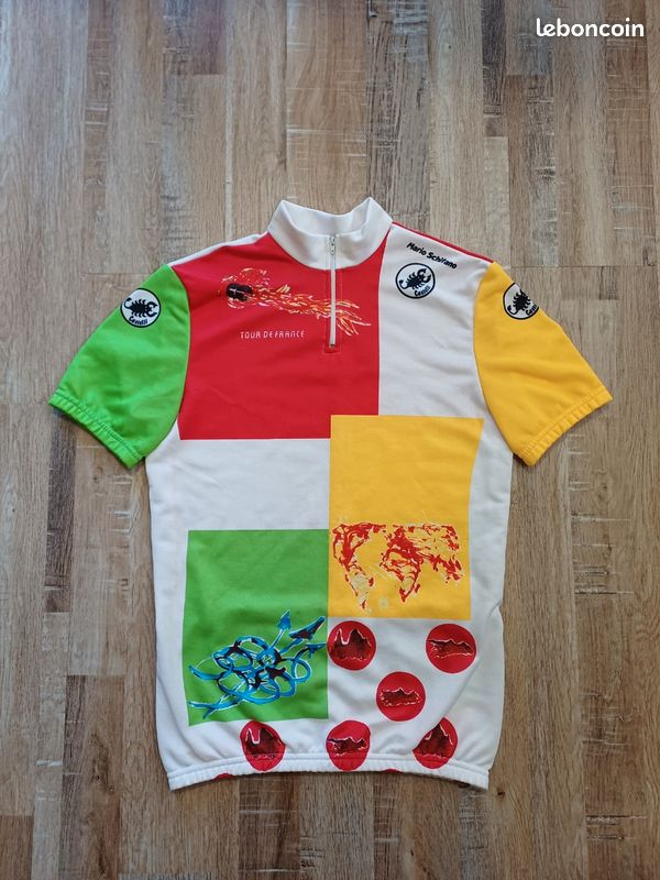 Maillot Cycliste Vintage Nalini – Jaune – Jolly Componibili Club 88 – Taille M – Italie