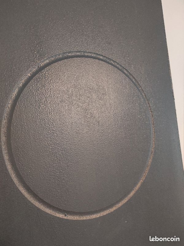 Porte grise anthracite dessin de bulles (image 4)