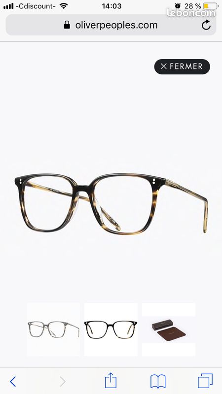 Lunette oliver Peoples coren (image 2)