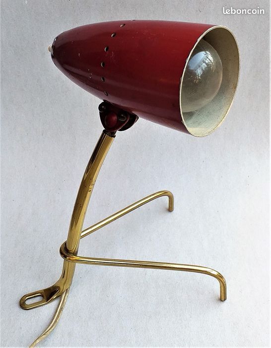 Lampe de Table Vintage • Applique • Cocotte • Rupert Nikoll • 1950 (image 4)