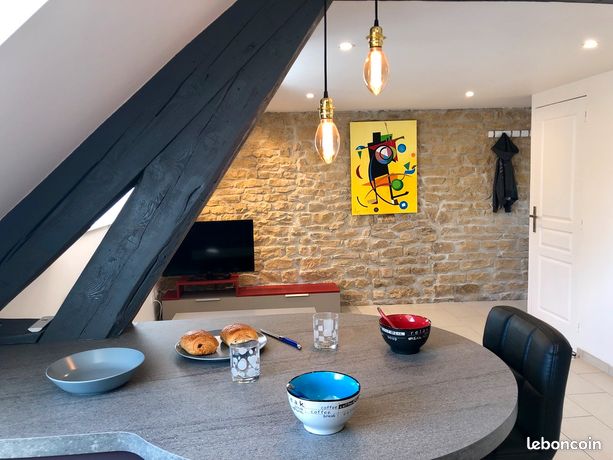 F2 Meublé haut de gamme 41m² – Proche Gare/Tram – Jardin privatif — 1