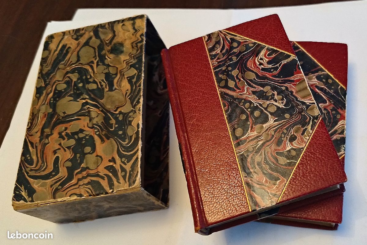 Coffret reliure 2 tomes "pensées choisies du R. P. LACORDAIRE" 10ème édition 1902 (image 2)