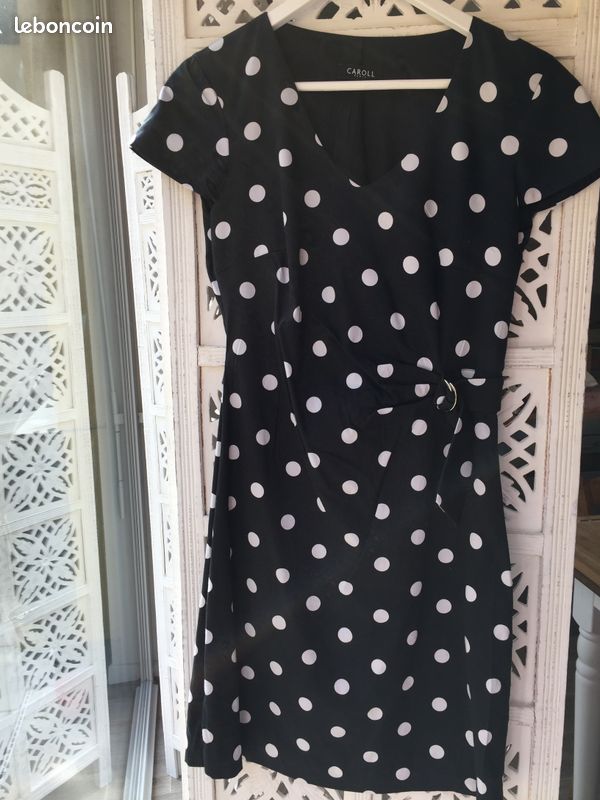Robe droite pois Caroll modèle Beline 38 (image 1)
