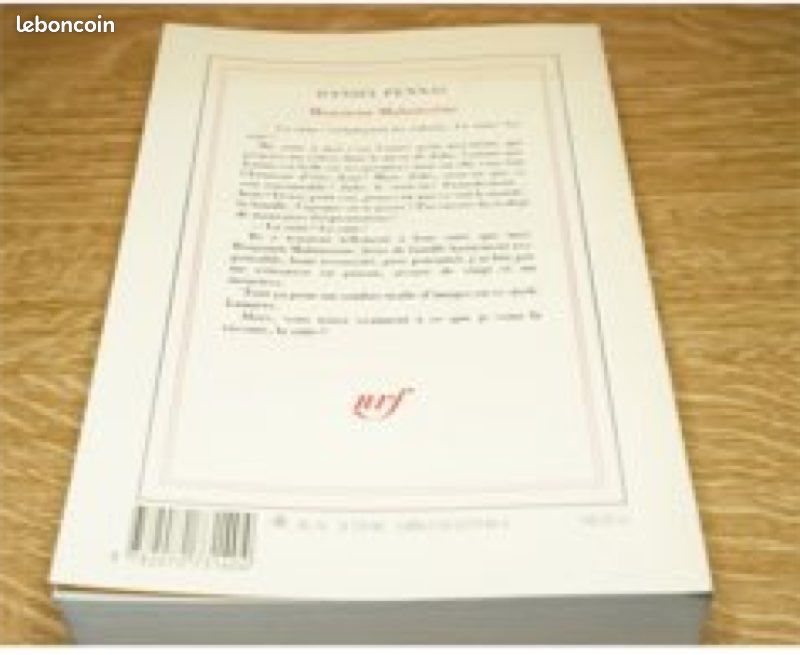 Daniel Pennac : Monsieur Malaussene ( 2 versions format broché NRF Gallimard & Poche éditions Folio) (image 3)