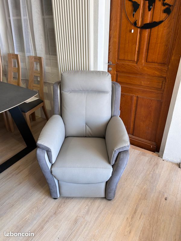 Canapé fixe + Fauteuil relax (image 2)