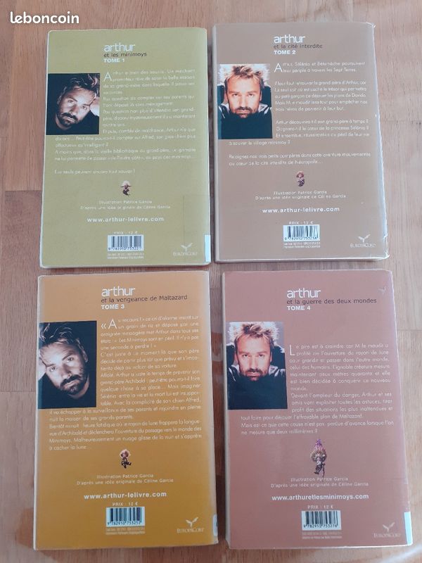 Lot de 4 livres - Intégral de Arthur et les minimoys - Luc Besson (image 3)