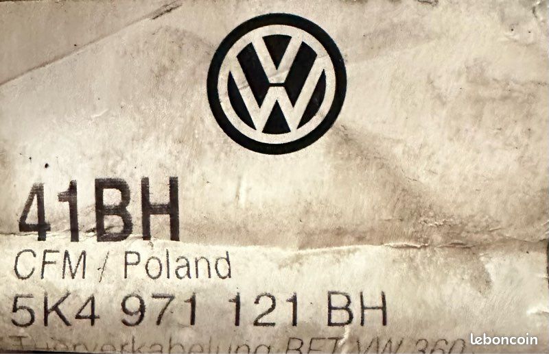 Fuseaux de porte avant droit 5p " vw golf 6 " (image 2)