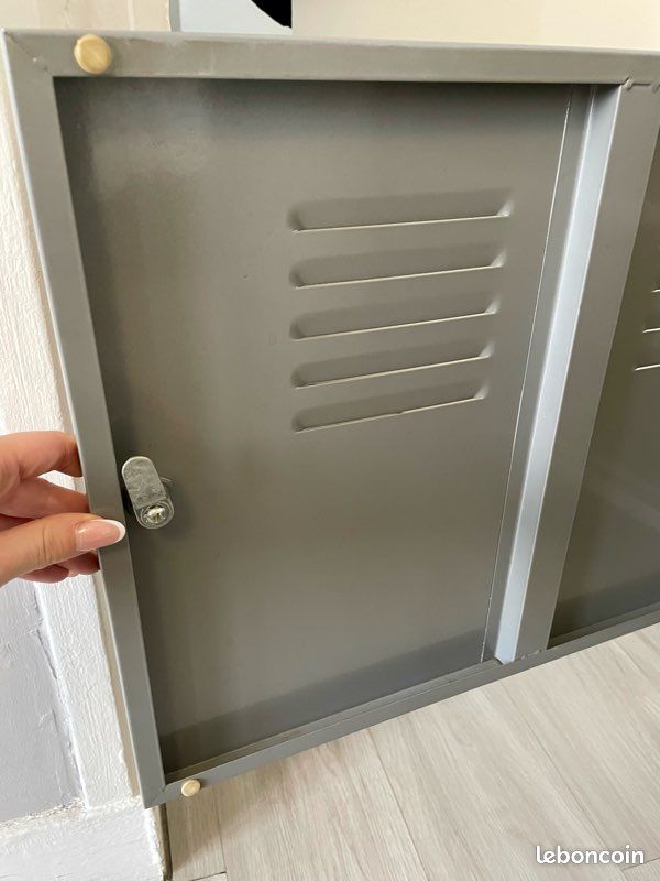 Armoire métallique Ikea grise (image 5)