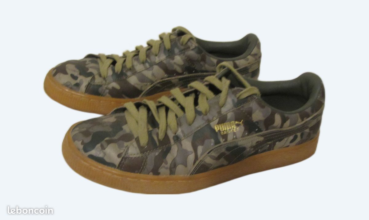 Baskets homme garçon PUMA militaire pointure 40 (image 1)