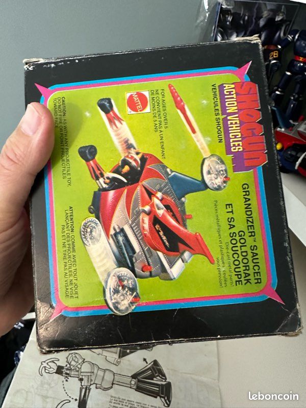 Jouet Shogun Warrior Mattel – Goldorak Et Soucoupe Solar Saucer – MIB
