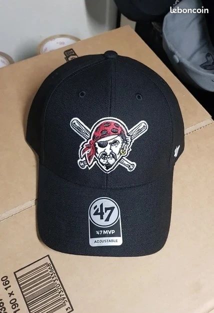 Casquette Baseball 47 Brand - Pittsburgh Pirates MLB Black - Style MVP (image 1)