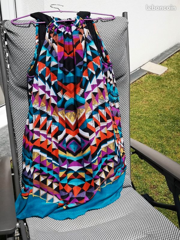 Robe d'été multicolore T. 38-S/M (image 1)