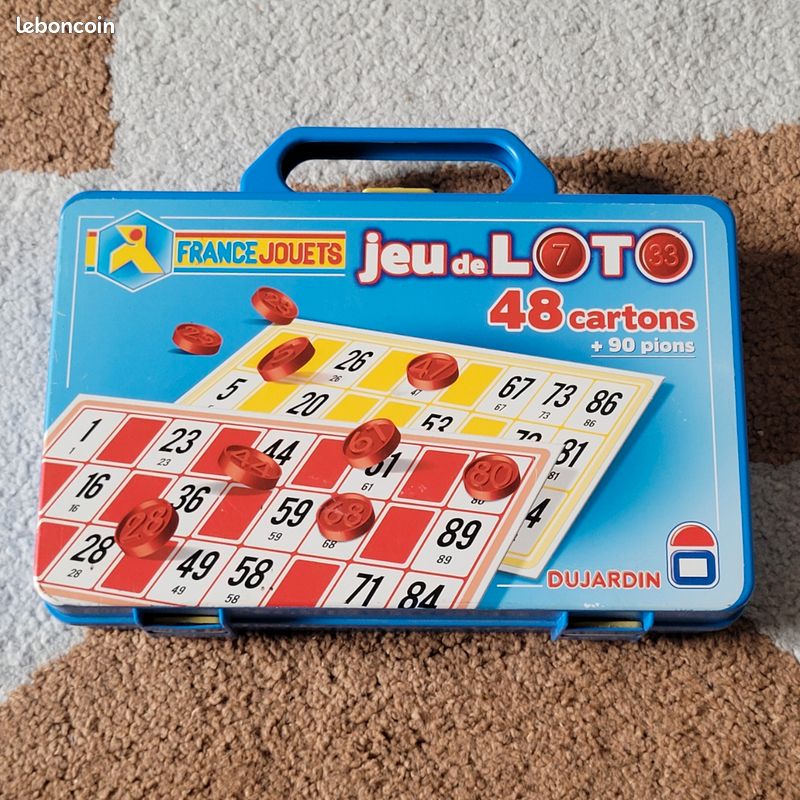 Dujardin Jeu De Loto 48 Cartons - Classique Pour Enfants Dès 6 Ans - Fabriqué En France