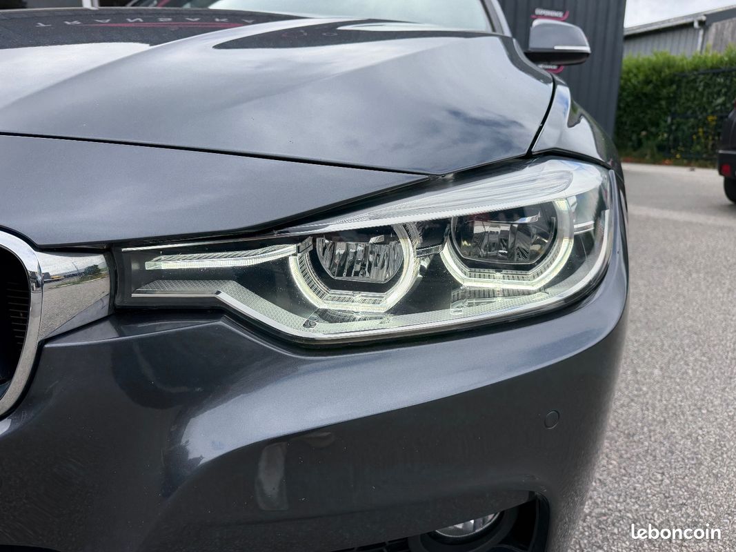 BMW SERIE 3 F30 LCI 318i 2.0L 136 ch M Sport A / TOIT OUVRANT / CUIR / TETE HAUTE (image 9)