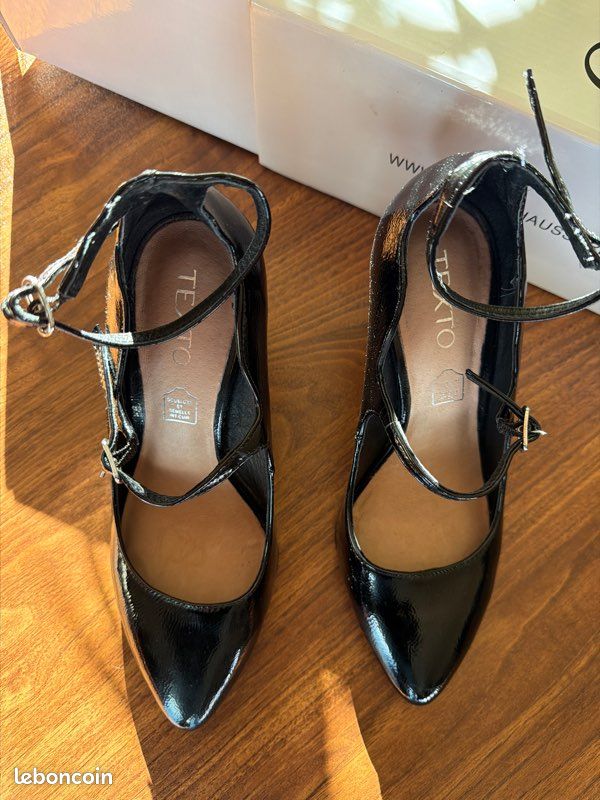 Bride en cuir noir - Accessoires animaux