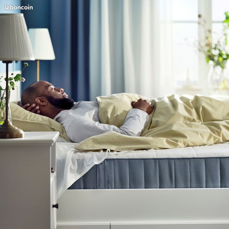 đïž Matelas IKEA VESTERĂY 2 places (140Ă200) + accessoires literie (image 7)