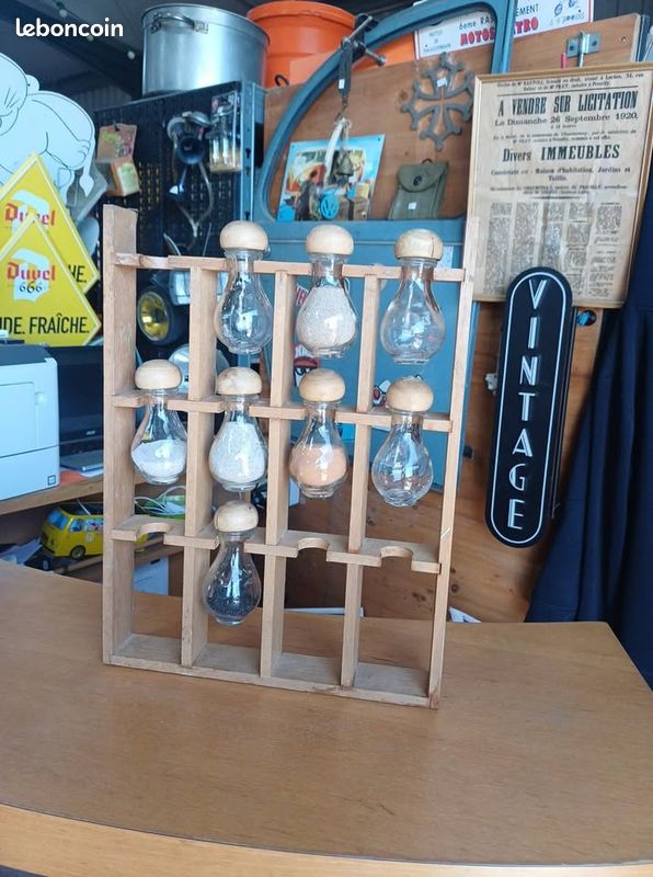 Étagère à Épices Vintage en Bois (image 1)