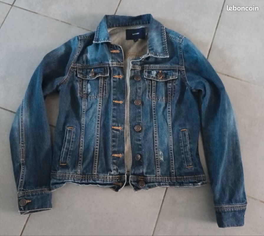 Veste en jeans T10/11 ans (image 1)