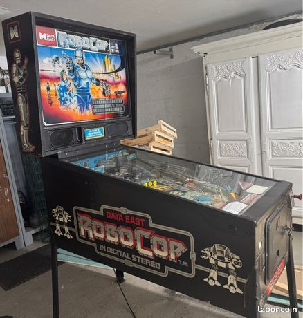 Flipper électronique Portable Remco RoboCop - 1989 - Original - Occasion