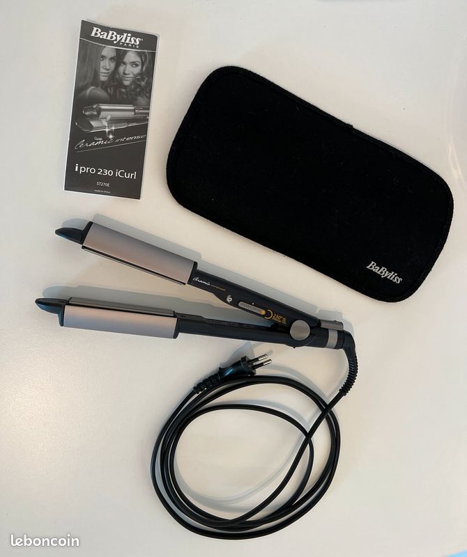 Babyliss ST270E IPRO ICURL - Lisseur et boucleur Etat neuf (image 1)