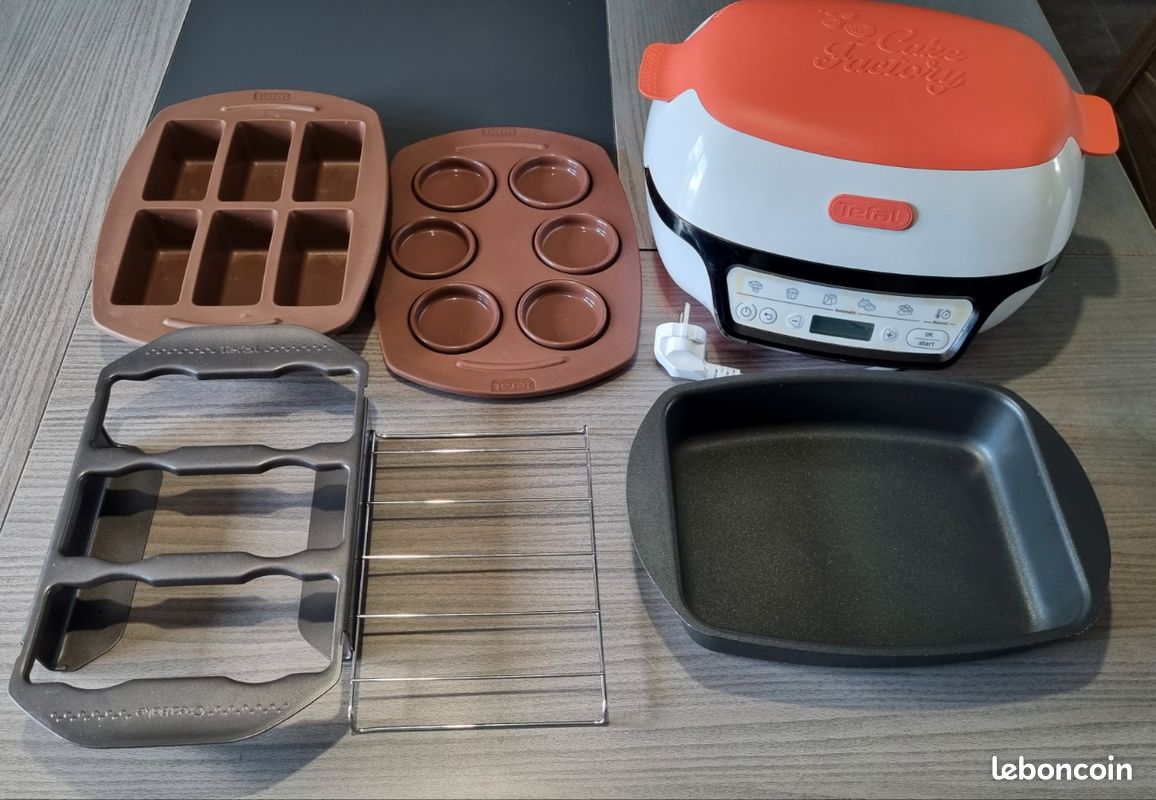 Cake factory Tutti frutti tefal + grille + support + moules (image 1)