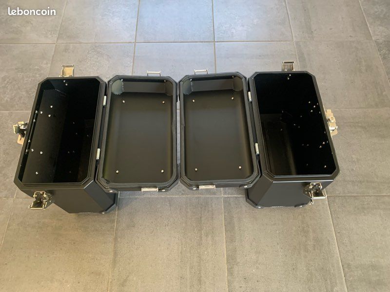 Valises latérales aluminium noir pour BMW R1200GS LC ou R1250GS