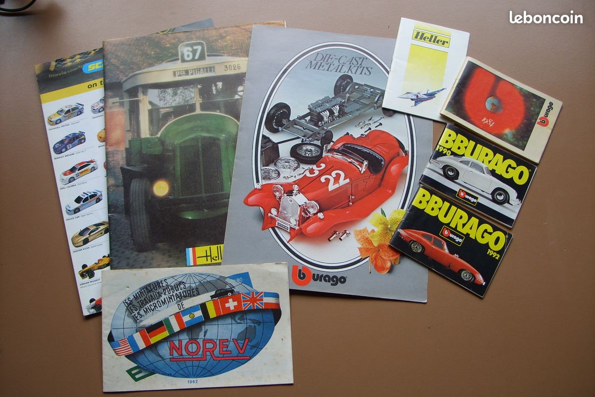 Voitures miniatures 1/43, 1/24, 1/14, 1/18, catalogues (image 1)