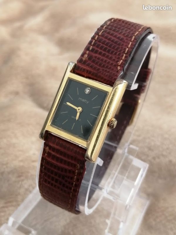💥 Montre Femme Vintage MATY Classique Cuir Quartz Montres Bijoux