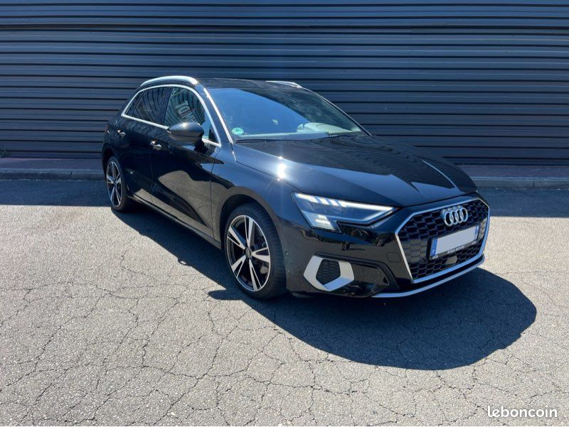 AUDI A3 40 TFSIe 204 S-line Hybrid - Suivi Audi - Matrix Led- Camera - Hayon & Sièges électriques - Lumière d’ambiance - ACC - Keyless - Angles mort - 45 Sline (image 2)