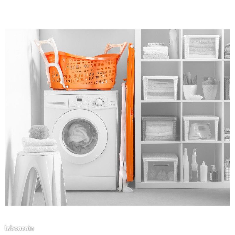 DESTOCKAGE - Etendoir - 198 x 60 x 116 cm - Orange - NEUF (image 4)