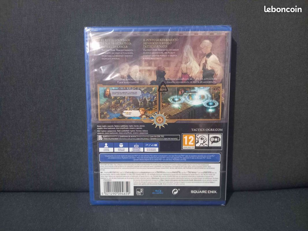 Jeu Tactics Ogre Reborn Pour PlayStation 4 (PS4) - Version PAL Neuve Sous Blister