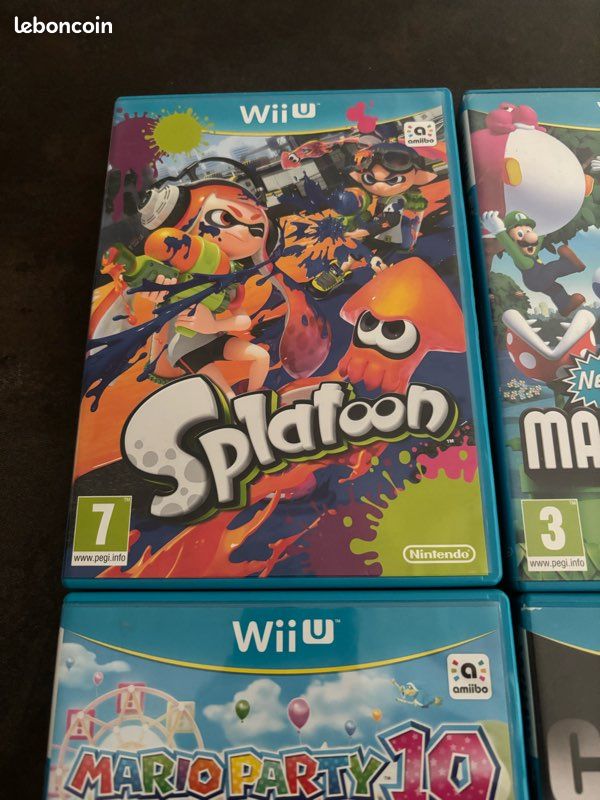 Lot de 4 jeux Nintendo Wii U (image 2)