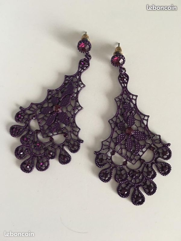 Boucles d’oreilles fantaisie (image 1)