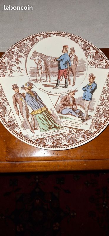 Assiette parlante sarreguemines (image 3)