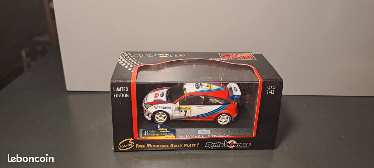 Miniature 1/43 FORD FOCUS WRC vainqueur rallye catalogne 2000 (image 3)
