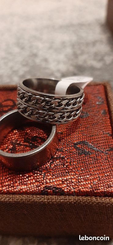 Bague à double chaîne antistress (image 4)