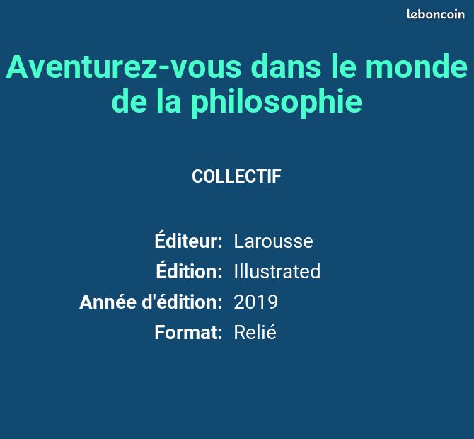 Aventurez-vous dans le monde de la philosophie - COLLECTIF (image 2)