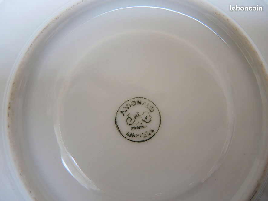 10 Anciennes Sous-Tasses A. Vignaud Limoges (image 4)