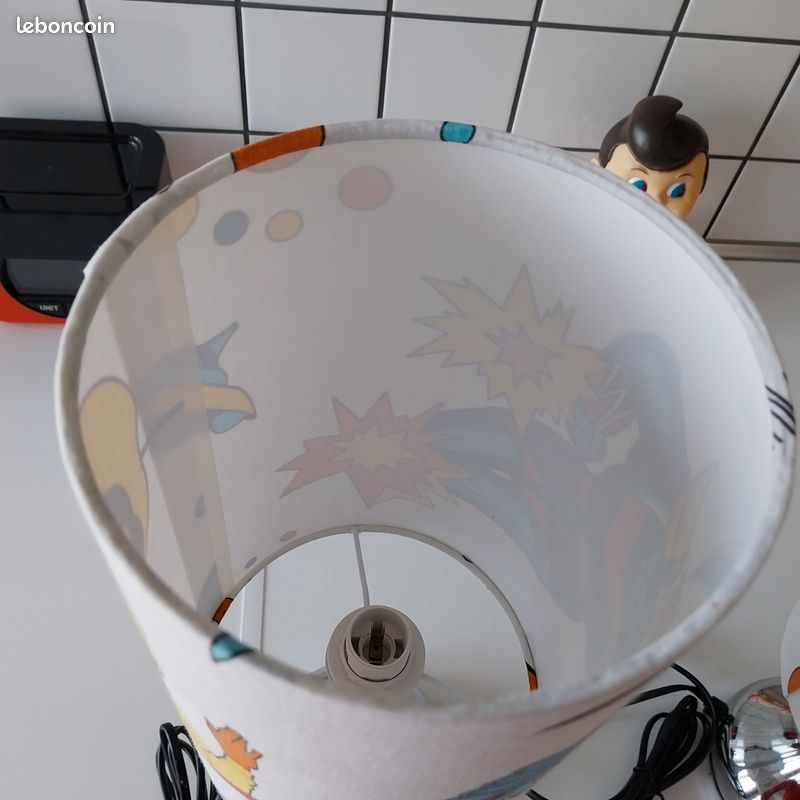 Lampe de chevet JOHNNY HALLYDAY - création artisanale N° 1 Lampe de chevet JOHNNY HALLYDAY - création artisanale N° 1