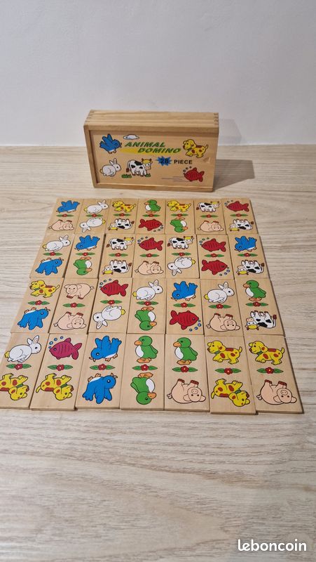 Puzzle en bois pour enfants, fruits et animaux - Maroc Puzzle en bois pour enfants, fruits et animaux - Maroc